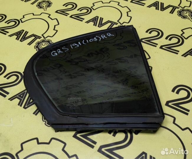Форточка двери задняя правая Lexus Gs350 GRS191