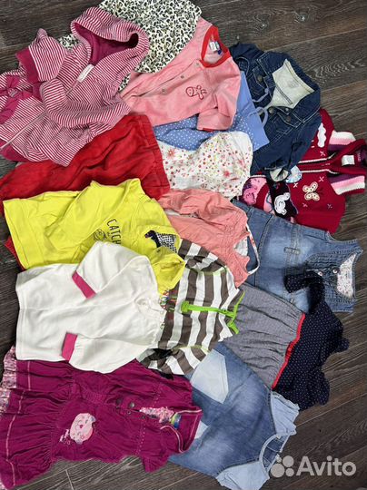 Детские вещи пакетом для девочек 80