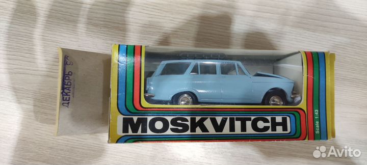 Модель автомобиля москвич СССР