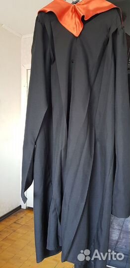 Хэллоуин, мантия выпскника кафедралка магистр