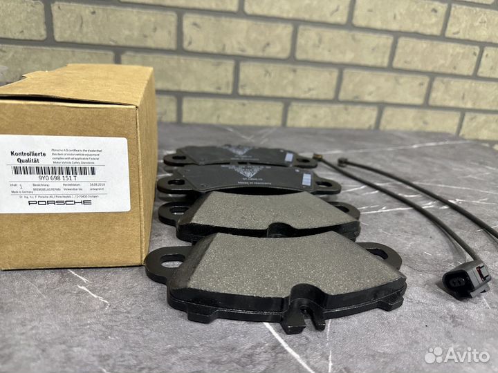 Колодки дисковые Porsche porsche 9Y0698151T