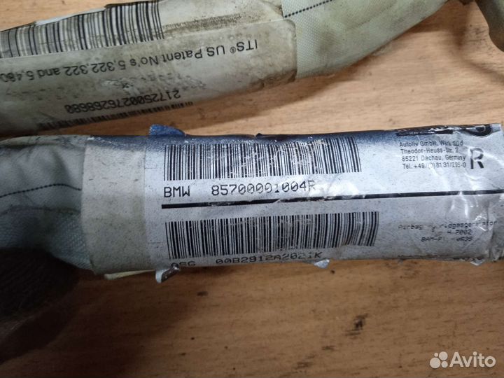 Подушки безопасности боковые BMW 5 E39 бмв 5 е39