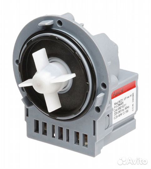 Сливной насос askoll 40W, 3 самореза, 144997