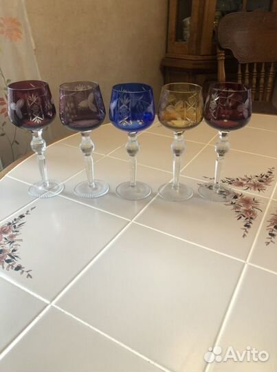 Фужеры хрустальные гдр