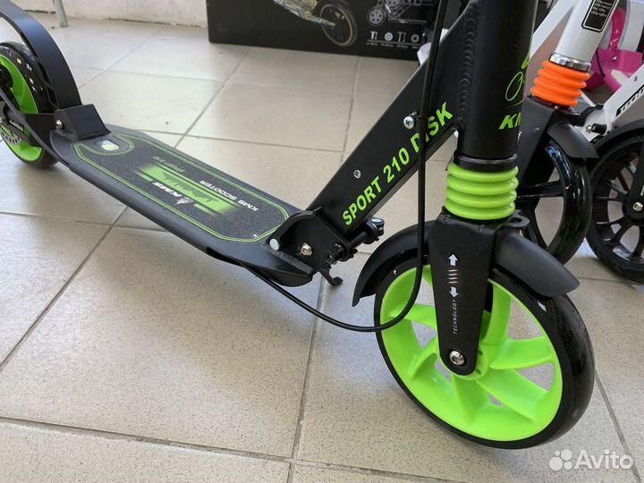 Самокат ручной дисковый тормоз