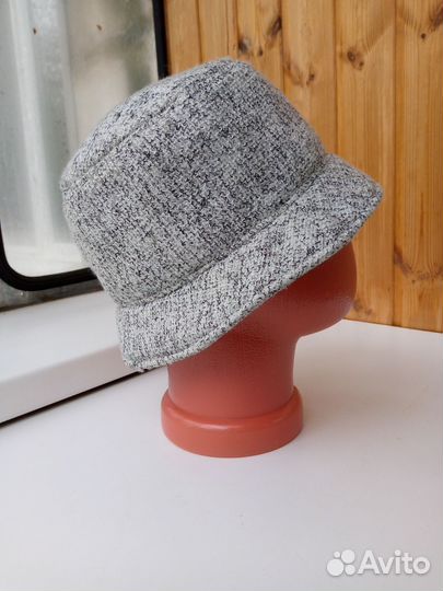 Шляпа унисекс панама серая KIN