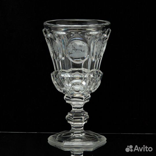 Хрустальный бокал Франция 19 век