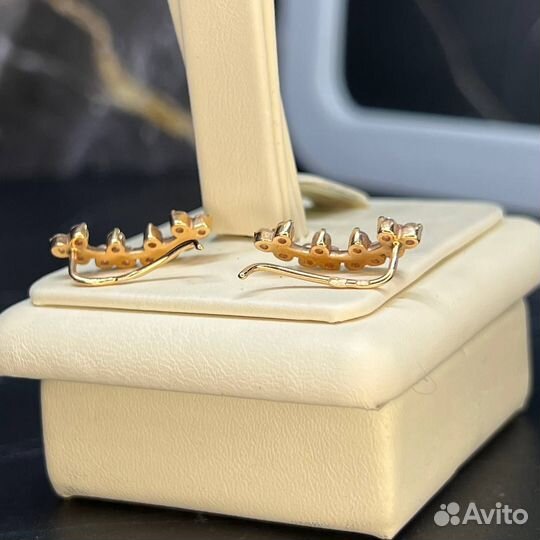 Золотые серьги 585 золото