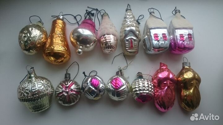 Елочные игрушки винтаж