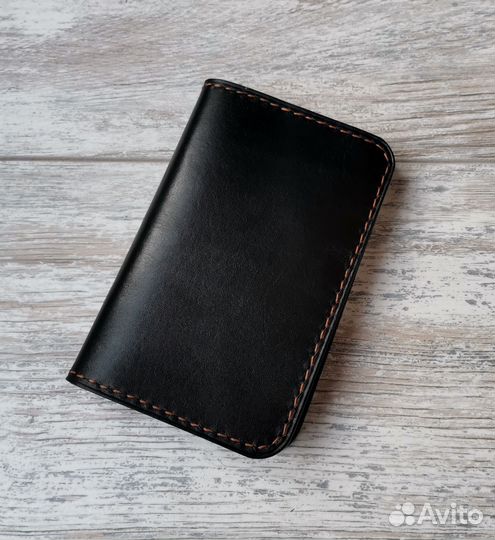 Обложка для автодокументов натуральная кожа