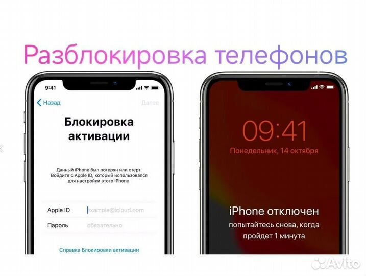 Разблокировка Удаление сброс паролей телефона