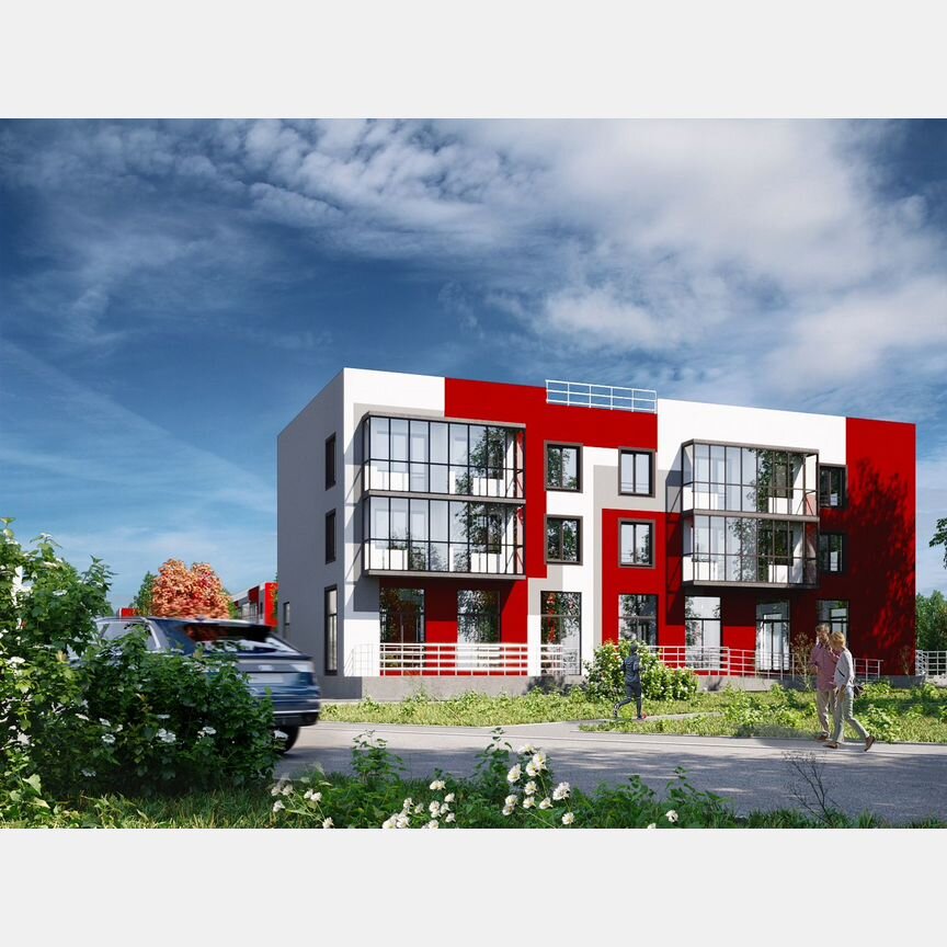 2-к. квартира, 63,1 м², 1/3 эт.