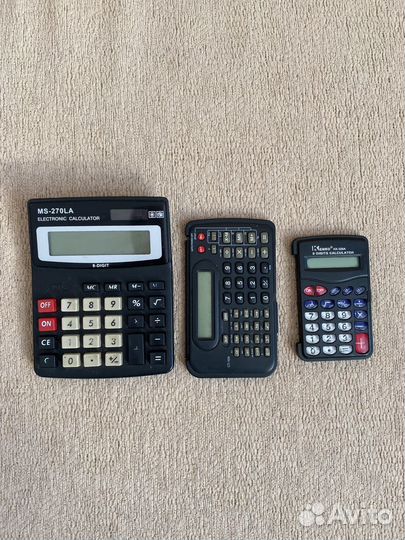 Калькуляторы бу 3 шт