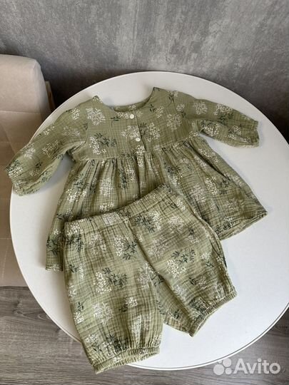 Муслиновый костюм 74р