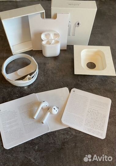 Беспроводные наушники apple airpods 2