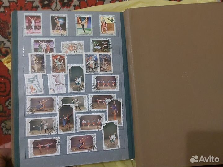 Почтовые марки.Балет.Танцы
