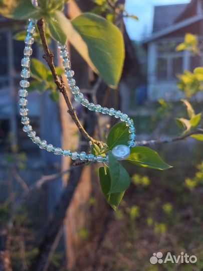 Браслет из чешского бисера