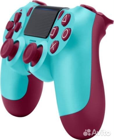 Беспроводной геймпад для PS4 v2 Berry Blue (Совм