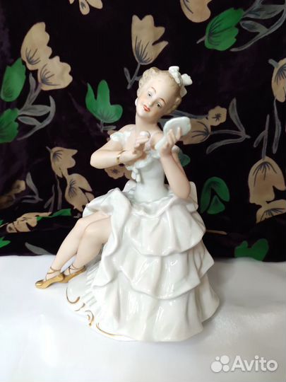 Статуэтка Балерина с зеркалом, Германия 40-50- е г