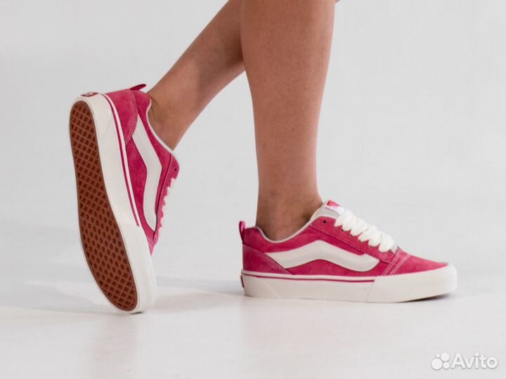 Женские кеды Vans Knu Skool Pink