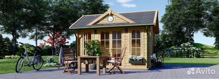 Дом из бруса шерлок 44 3x4