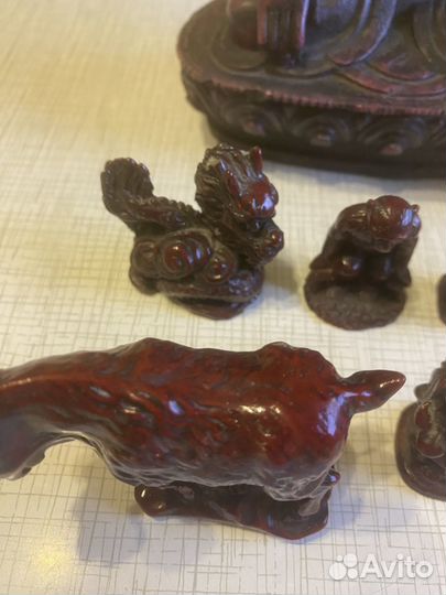 Продам фигурки Будды и животных одним лотом
