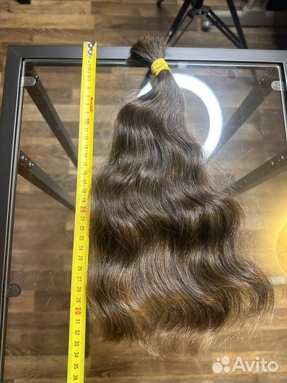 33см, 50гр Волосы натуральные детские волнистые