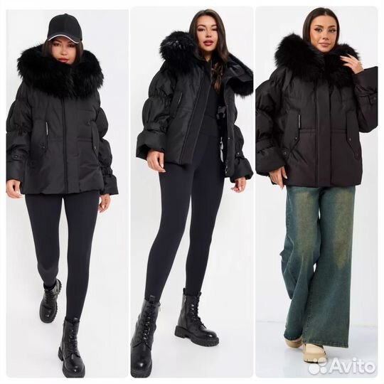 Новые теплый зимний пуховик куртка 46-48