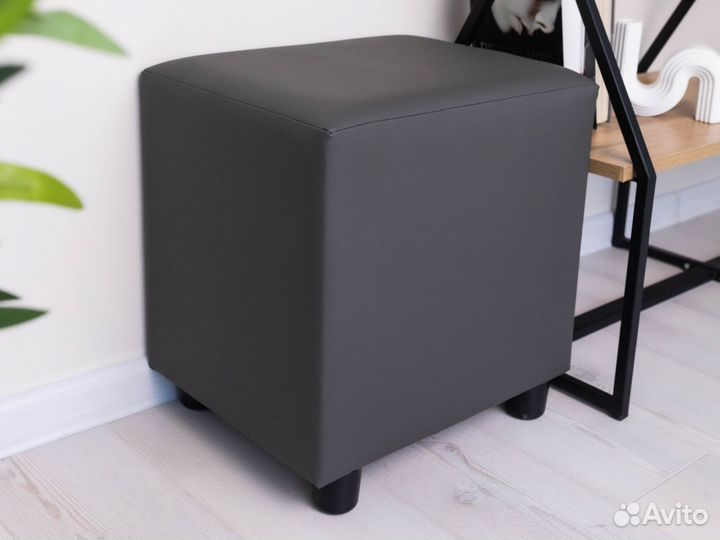 Пуфик для туалетного столика, пуф квадратный
