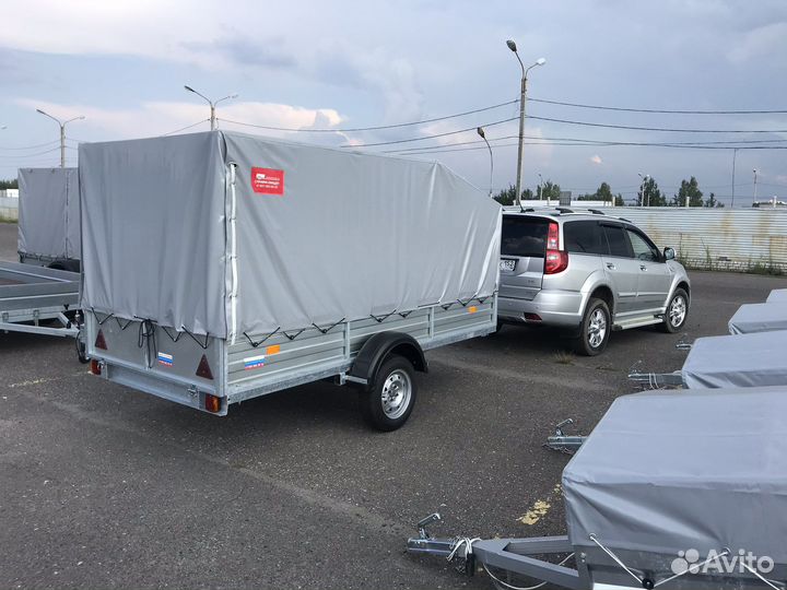 Прицеп Русич 3,5х1,5 с тентом 1,5м в Ульяновске