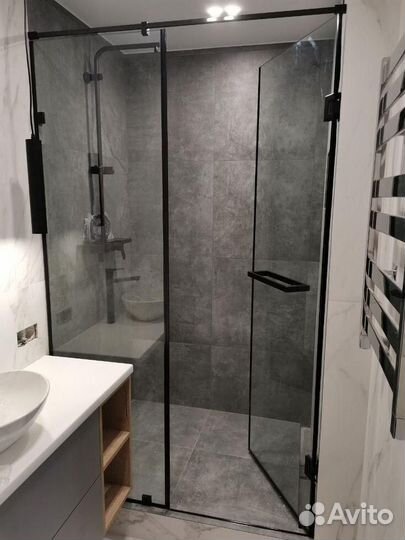 Душевые стеклянные перегородки на заказ