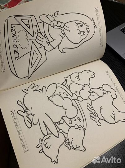 Раскраска испанско-английская