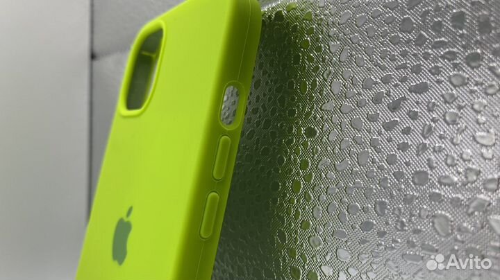 Чехол на iPhone 13 Silicon Case Juicy green