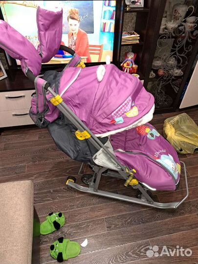 Санки коляска Ника kids