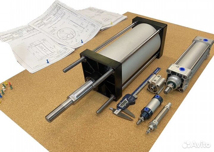 Пневмоцилиндр Festo dsbg-125-550-PPV-A (аналог)