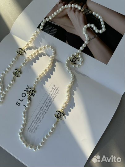 Бусы chanel