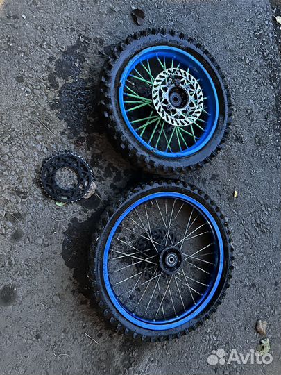 Диски на питбайк 14-17р 2 звезды