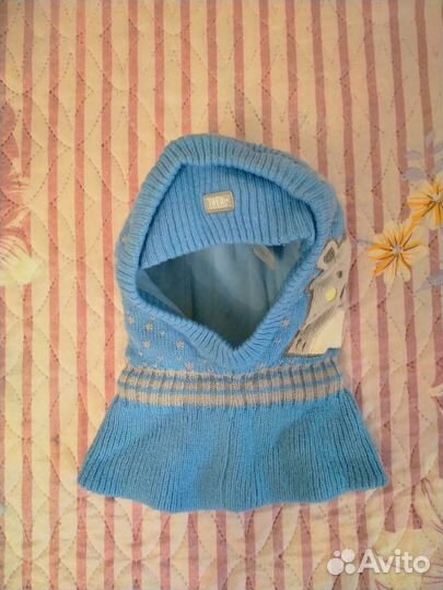 Шапка шлем для мальчика