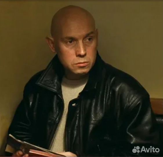 Винтажная кожаная куртка 90-х