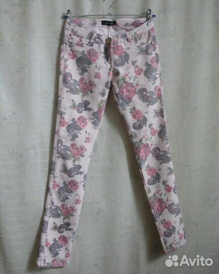 Джинсы для девочки 27 размер Цветочный принт