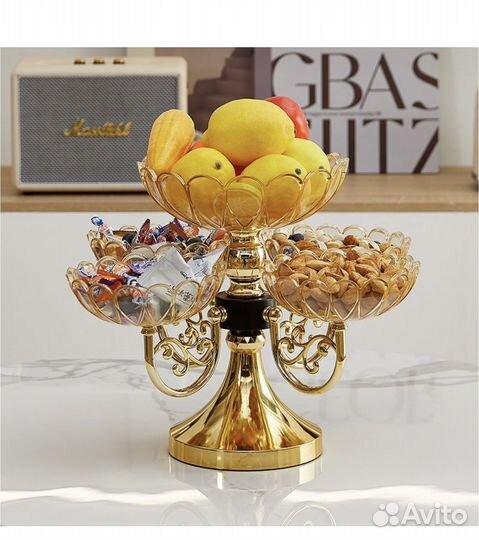 Ваза для фруктов пластик