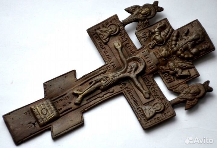 Киотный крест с Херувимами и Предстоящими. 18 век