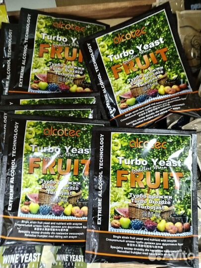 Дрожжи фруктовые Alcotec fruit 60 гр 10шт