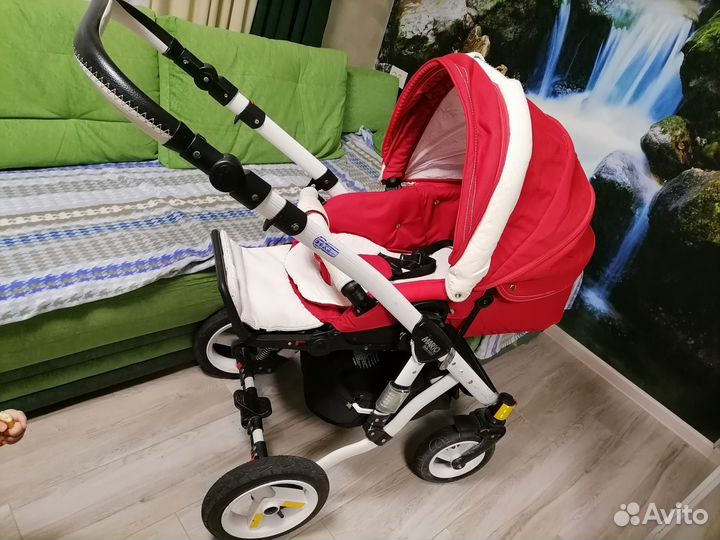 Коляска 2 в 1 эко кожа