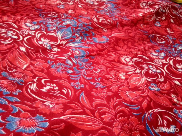 Отрез ткани фланель шелковистая СССР