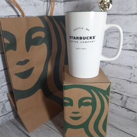 Кружка starbucks старбакс +пакет+ложка