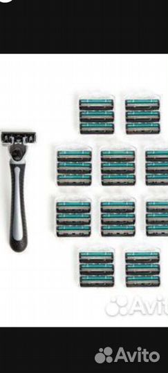 Станок для бритья 32 шт лезвия кассеты, подарок