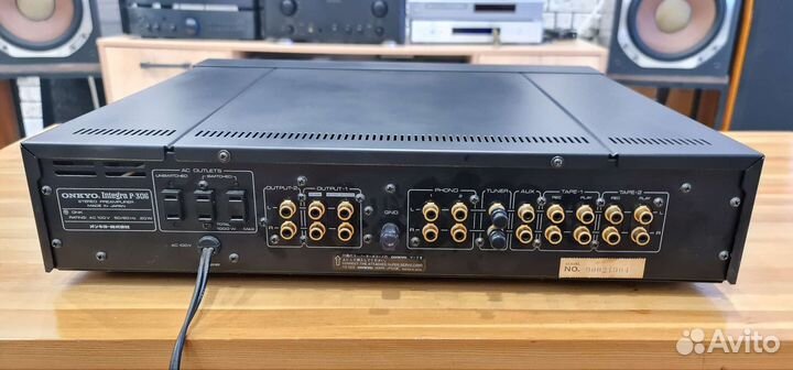 Onkyo P-306 предварительный усилитель + кабель