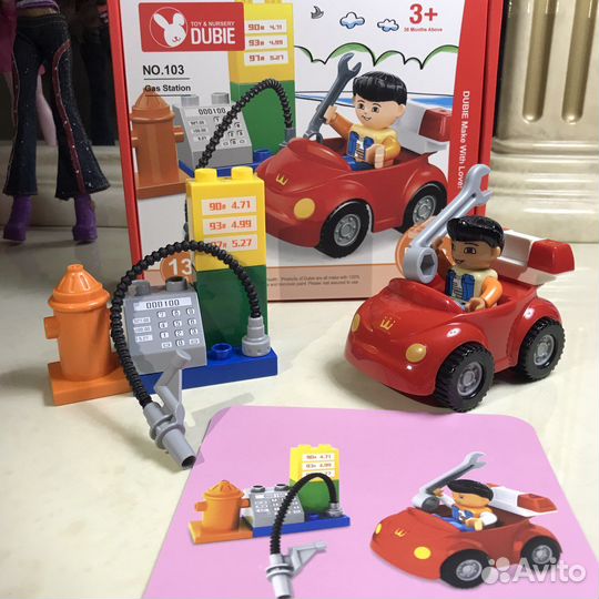 Развивающее лего заправка новое