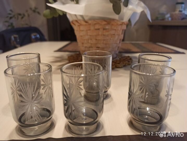 Рюмки 6 штук